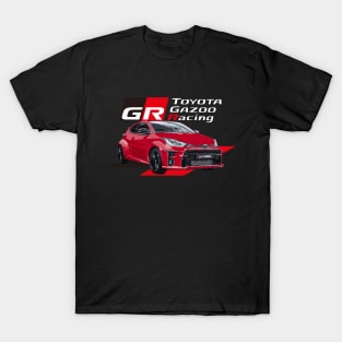 TOYOTA GR YARIS - gazoo racing Scarlet Flare T-Shirt